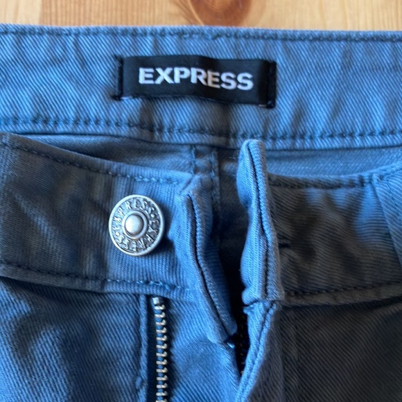 Express Dusty Blue Jeans - Picture 2 of 5